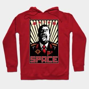 Escaping to the one place that hasn't been corrupted by capitalism - Space Hoodie